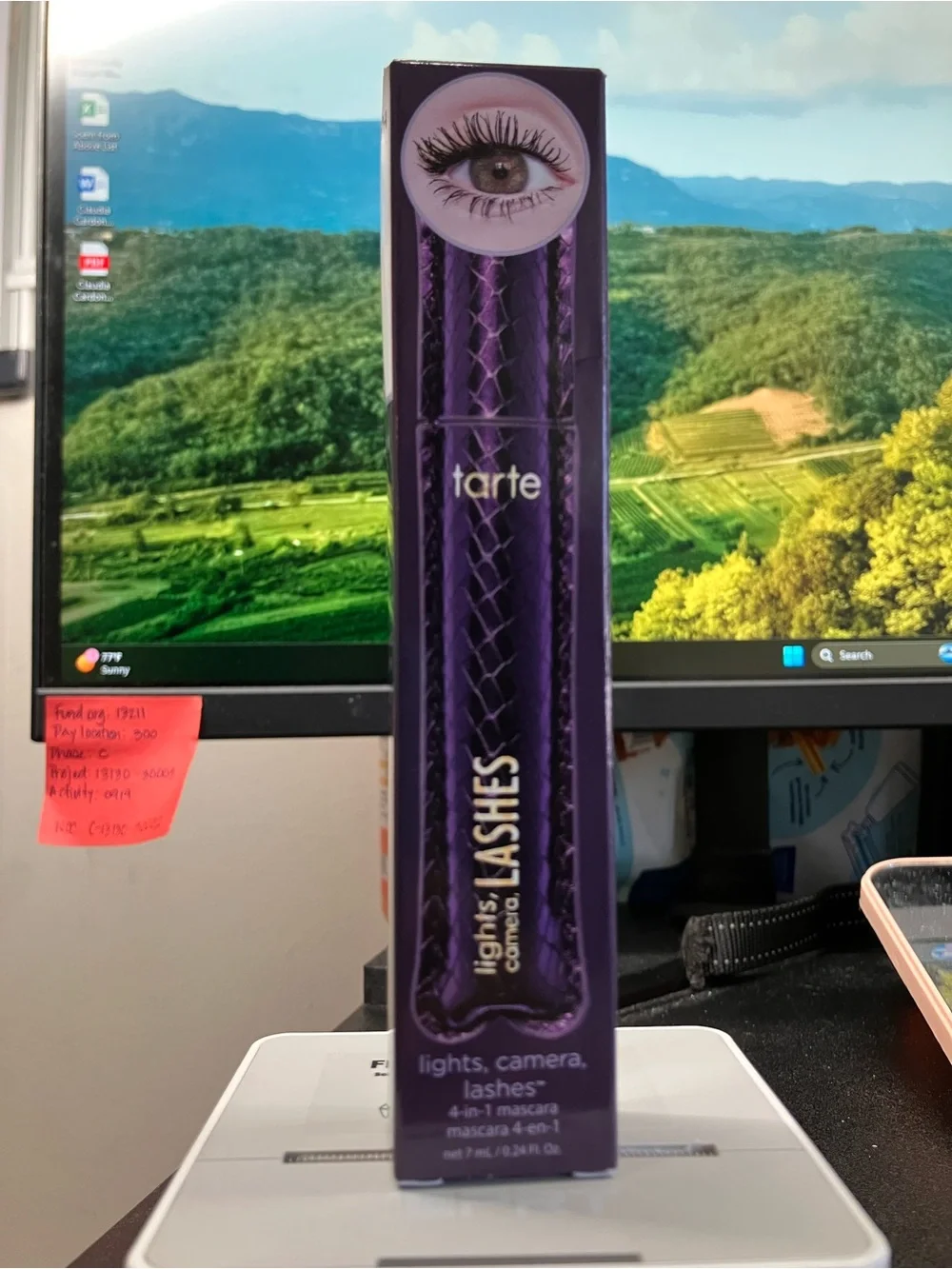 tarte Lights, Camera, Lashes Mascara in Deep Purple Packaging